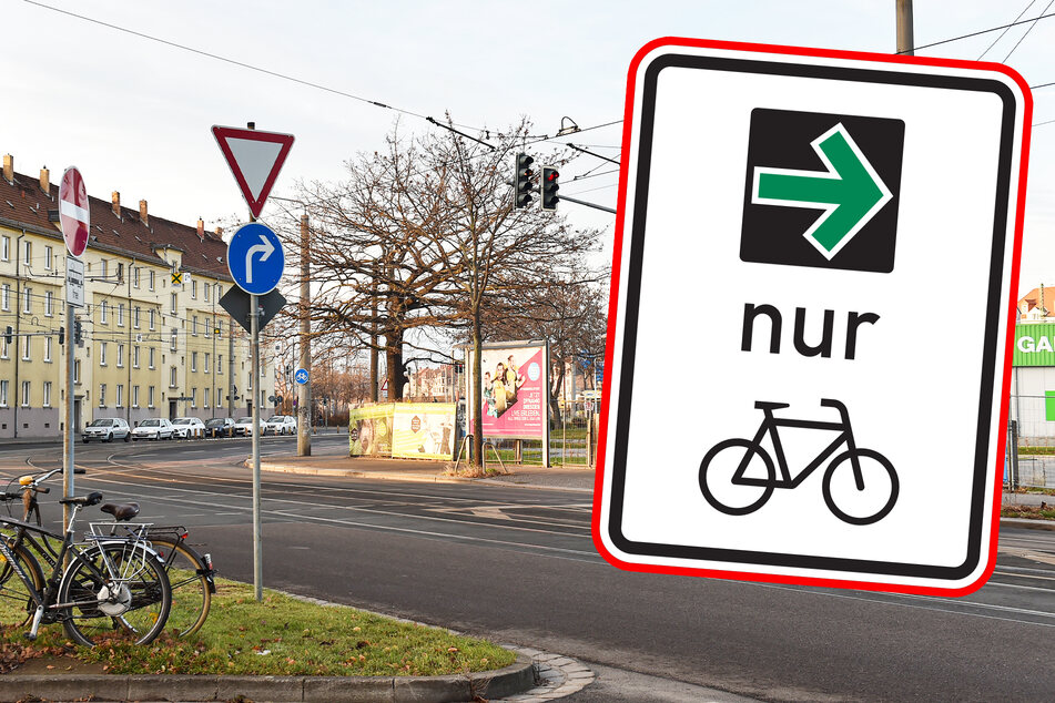 Freie Fahrt für Fahrradfahrer: Dresden plant Einsatz von neuem Grünen Pfeil!