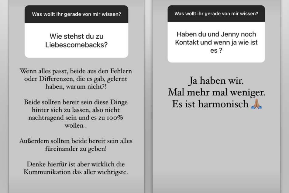 Andrej Mangold (34) sorgt in seiner Instagram-Story für Spekulationen um ein mögliches Liebes-Comeback mit Jennifer Lange (27).