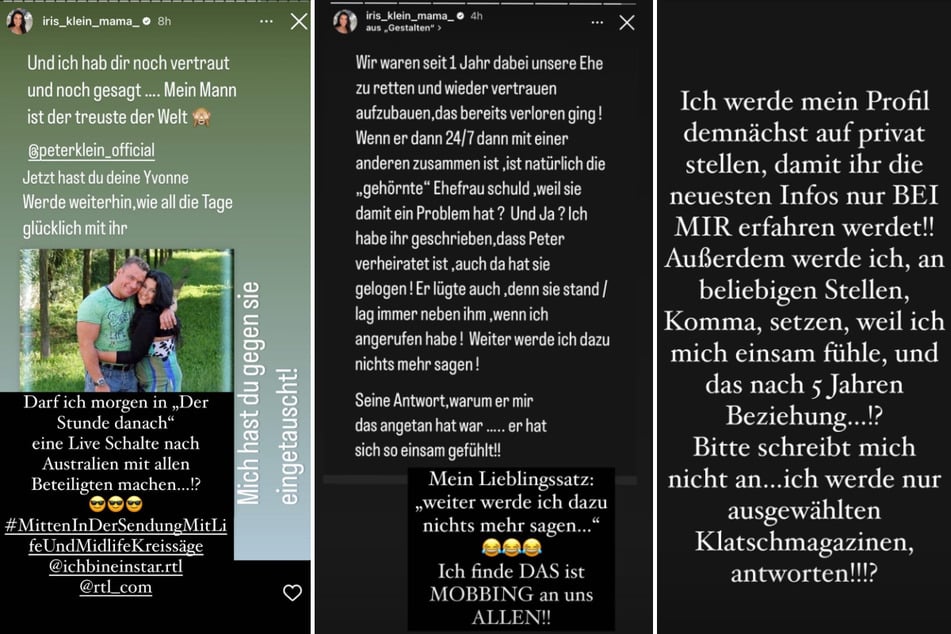 Oliver Pocher reagiert auf das Instagram-Statement von Iris Klein.