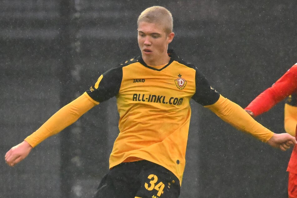 Dmytro Bohdanov (18) zählt zu den Leistungsträgern in der Dresdner "U19"-Mannschaft. (Archivbild)