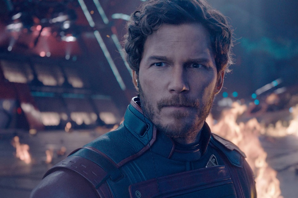 Chris Pratt returns as the Guardians leader Peter Quill in the Marvel film, Guardians of the Galaxy Vol. 3.