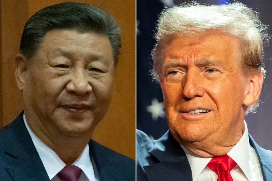 China is vowing to take legal action after US President Donald Trump (r.) imposed new tariffs against the country.