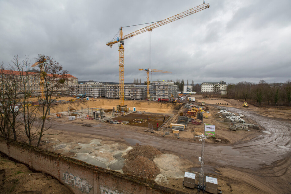 Die Neustadt verändert sich: An der Stauffenbergallee entstehen aktuell beispielsweise 600 neue Wohnungen.