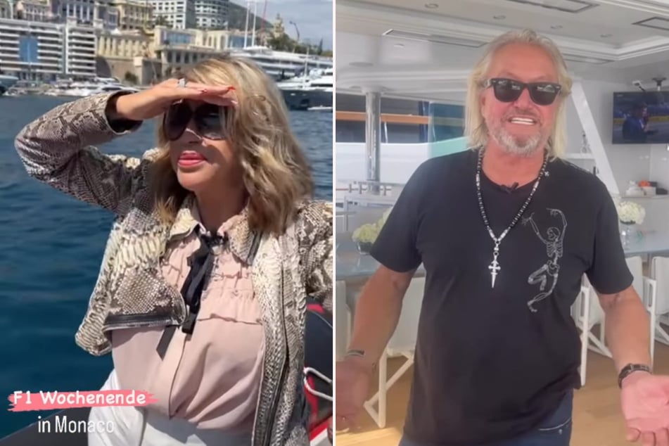 Robert (59) und Carmen Geiss (58) sind für das Formel-1-Wochenende nach Monaco gereist.