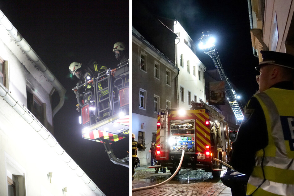 Dresden: Vier Verletzte bei Wohnungsbrand in Dachgeschoss-Wohnung: Darunter zwei Kinder!