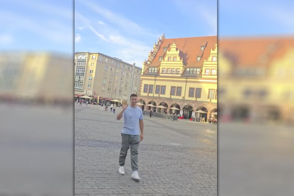 Vom Schlagerstar zum Stadtführer: Ramon Roselly stattete Leipzig dieser Tage einen Besuch ab und nahm seine Fans dabei mit auf einen Spaziergang durch die Messestadt.