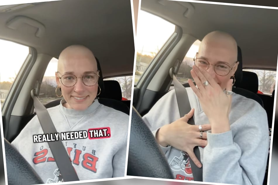 Frau verliert durch Chemo alle Haare: Kommentar zu Glatze bringt sie zum Weinen