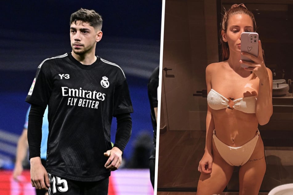 Federico Valverde (23, l.) und Mina Bonino (28) sind seit zwei Jahren verheiratet.