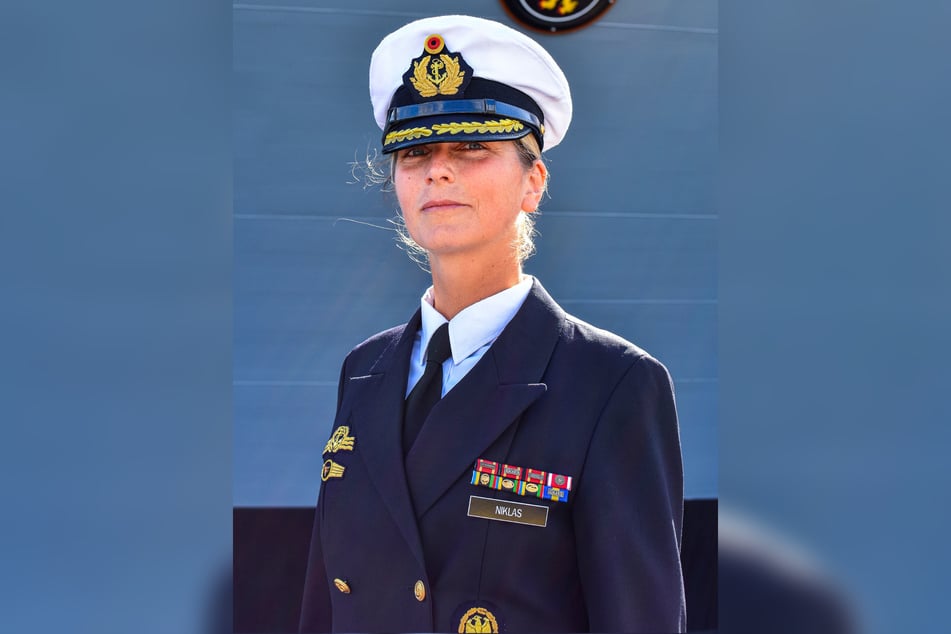 Ute Niklas hat als erste Frau das Kommando eine deutsche Fregatte übernommen.