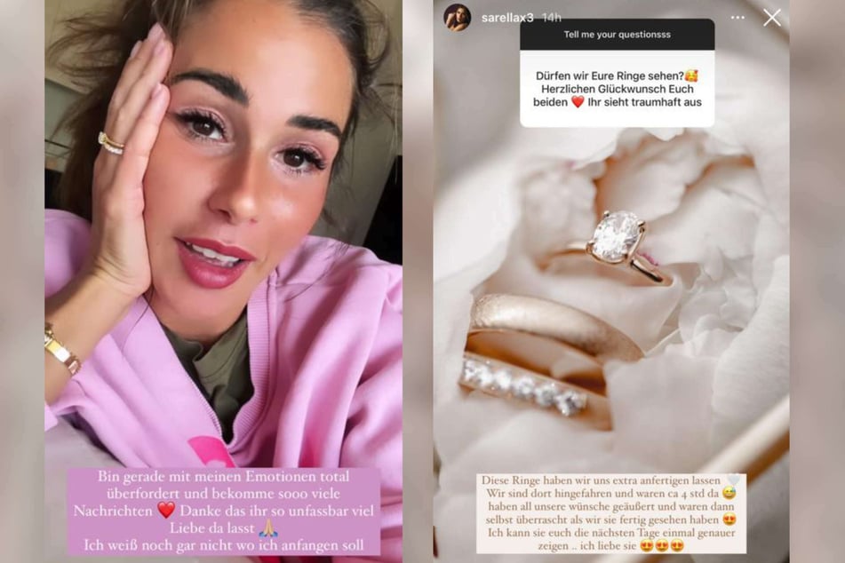 Sarah Engels (28) zeigte bei Instagram stolz ihren Ehering.
