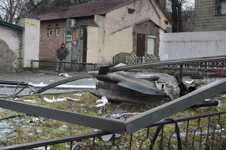 Auch in der ukrainischen Hauptstadt hat es offenbar schon Explosionen gegeben.