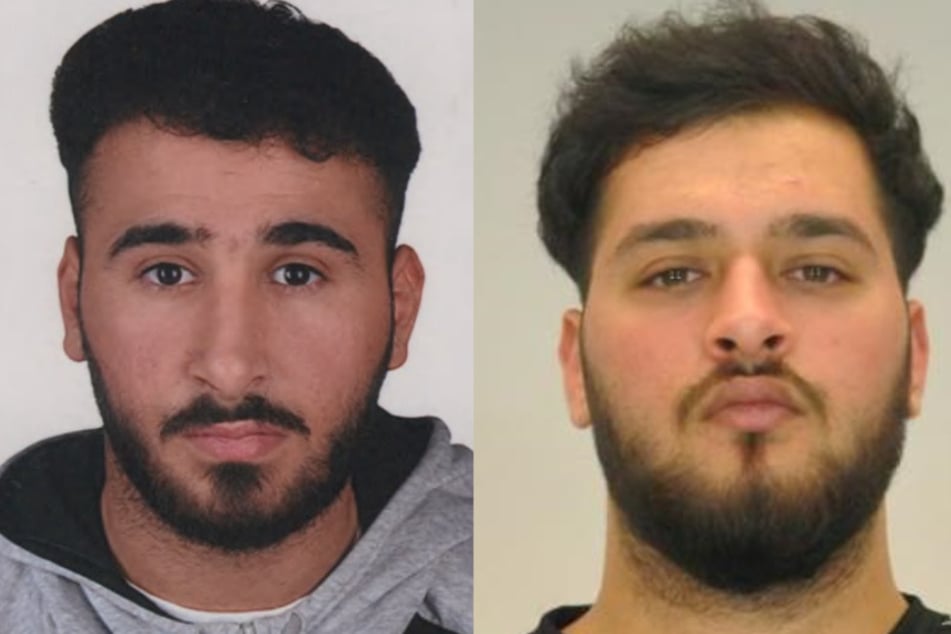 Abdul Majed (21, l.) und Mohamed Remmo (21) werden gesucht.