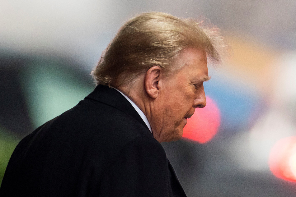 Ex-President Donald Trump returned to court on Friday as the trial in which he is accused of defaming E. Jean Carroll wraps up.
