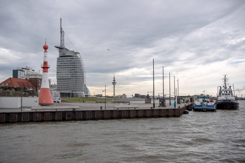 Die Seebäderkaje an der Weser. Am Abend des 18. Juni 2020 wurde hier ein Auto mit zwei Leichen aus dem Wasser geborgen.