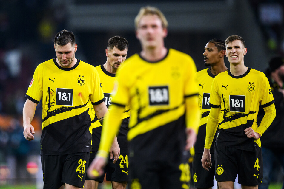 Unter anderem Niklas Süle (28, l.) und Sébastien Haller (30, 2.v.r.) sind beim BVB angezählt.