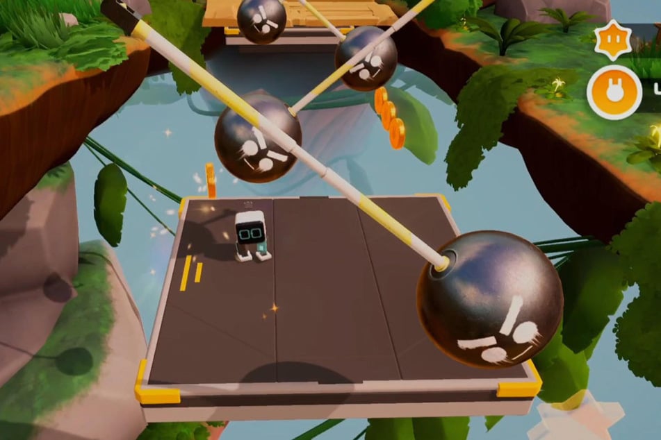 Leichte Super-Mario-Vibes und ein kleiner Held ohne Arme: Der Puzzle-Plattformer "Biped 2" steht seinem Vorgänger in nichts nach.