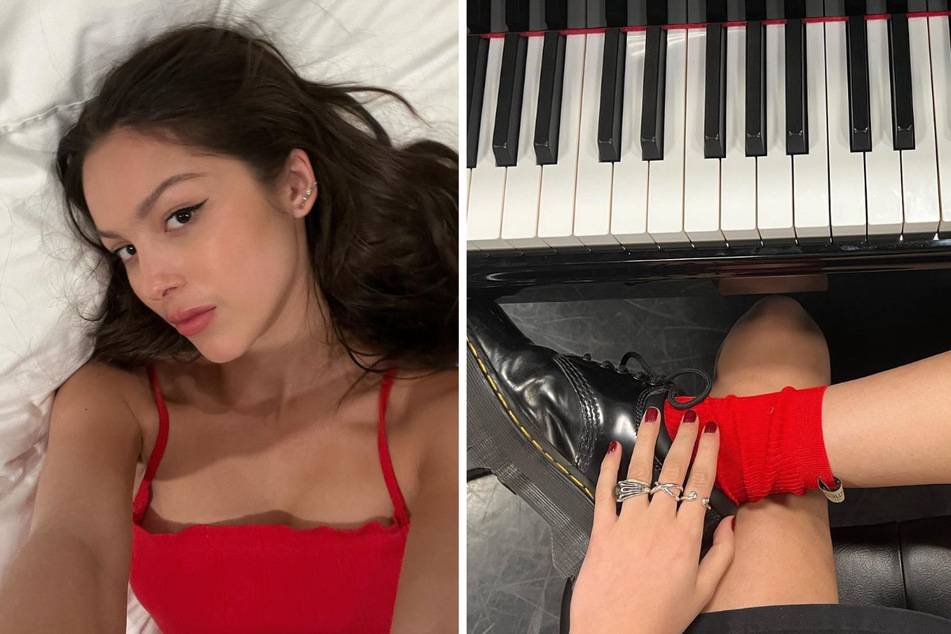 Olivia Rodrigo rocked the perfect fall manicure with a new look matching TikTok's viral nail color obsession.