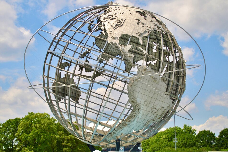 The Unisphere at Flushing Meadows Corona Park.