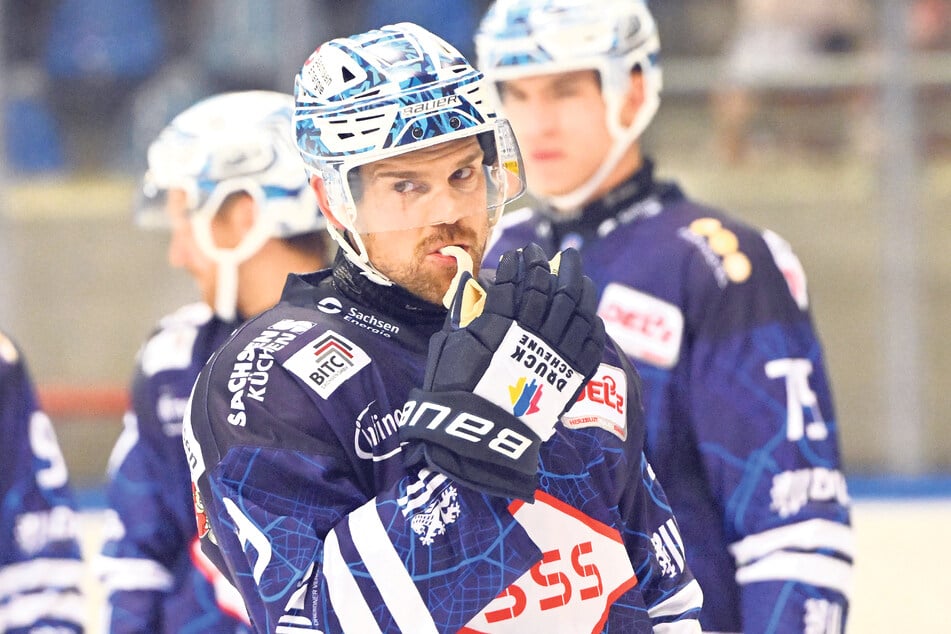 Drew LeBlanc (35) ist entspannt, was die bisherige Saison der Eislöwen angeht.