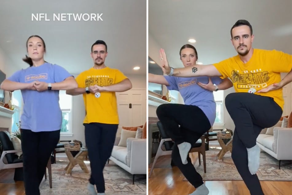 TikTok dance duo puts the moves on NFL theme songs