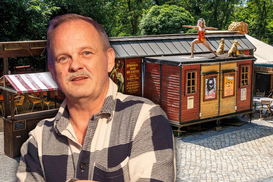 Dresden: Wo Kaninchen wohnten, wird jetzt Oper gespielt: Bunter Zirkuswagen hat eine bewegte Geschichte