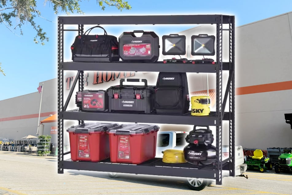 This best-selling shelf at Home Depot is both durable and affordable