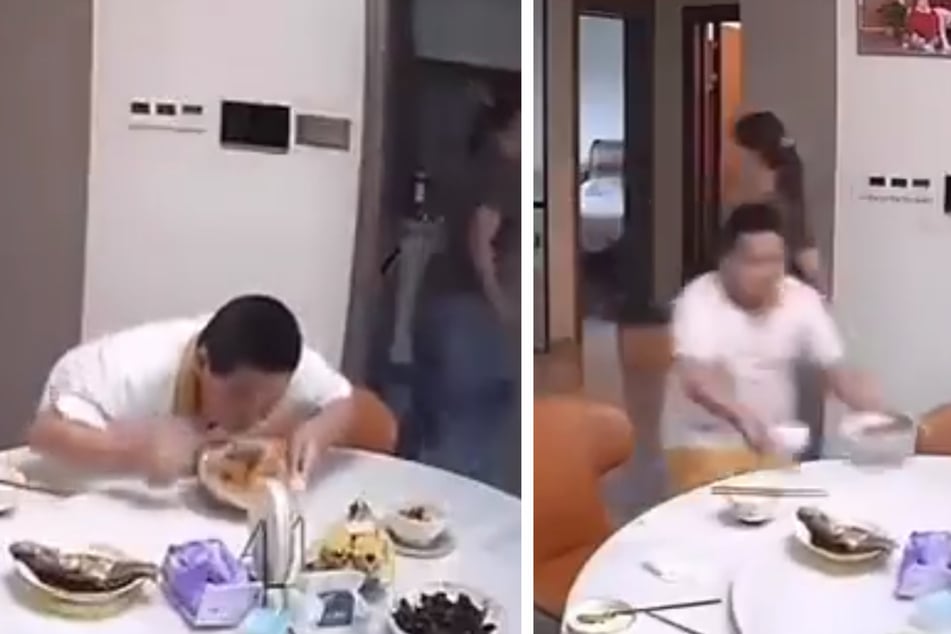 Während sein Vater und jüngerer Bruder zur Sicherheit die Wohnung verlassen wollten, entschied sich der Junge, dass er noch etwas essen müsse.