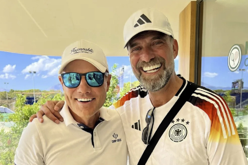 DIeter Bohlen (70, l) und Jürgen Klopp (57) sind sich auf Mallorca begegnet.