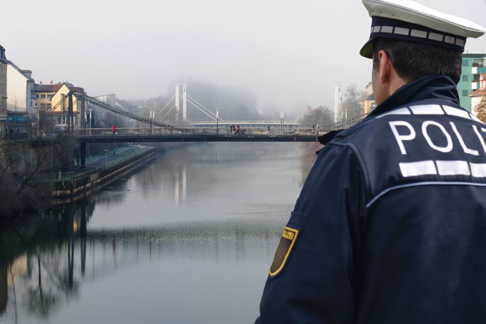 Der Verdächtige soll versucht haben, seinen laut Ermittlern "flüchtigen Bekannten" von der Kettenbrücke zu werfen. Die Kripo ermittelt.