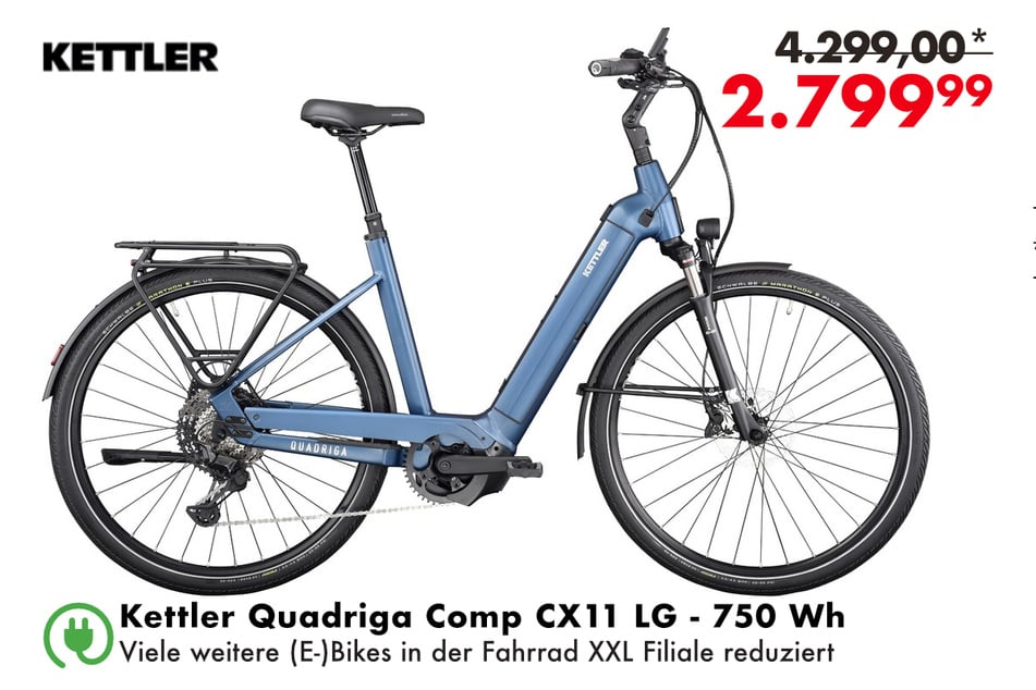 Kettler Quadriga Comp CX11 LG (750 Wh)