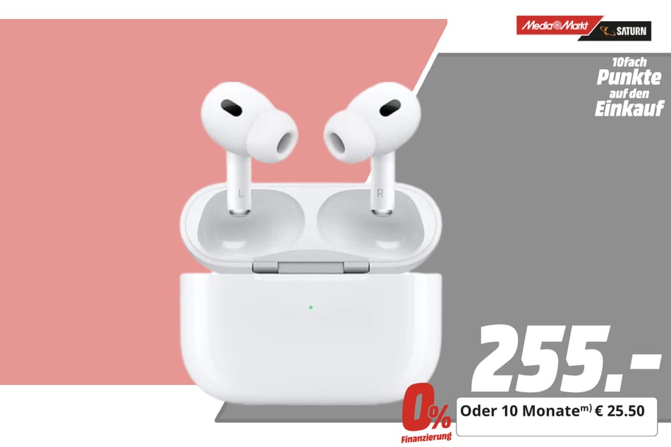 Apple AirPods Pro (2. Generation) für 255 Euro.