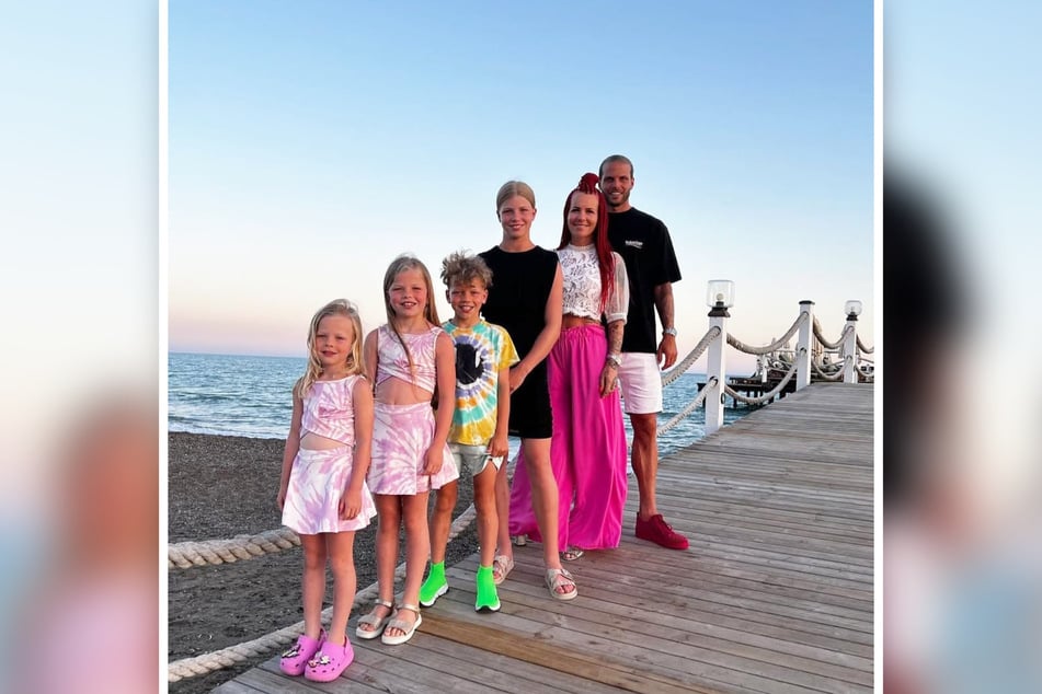 Familie Diekmeier bangt um die an Krebs erkrankte Delani (3.v.r.).