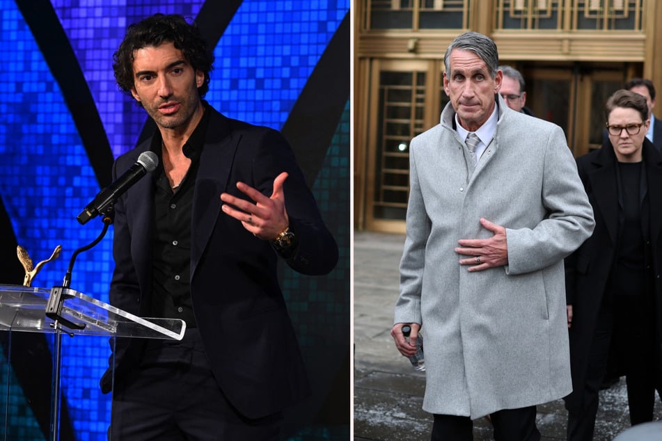 Bryan Freedman (rechts) ist Justin Baldonis Anwalt (links).