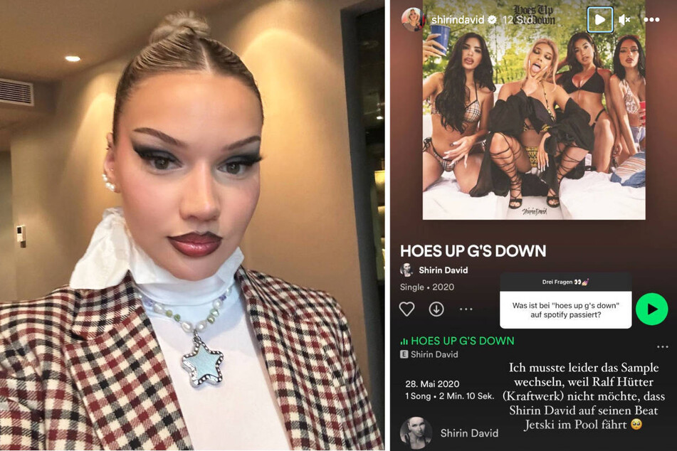 Shirin David (27) hat ihrer Instagram-Community den Grund für die Löschung ihres Hits "Hoes Up, G's Down" erklärt.