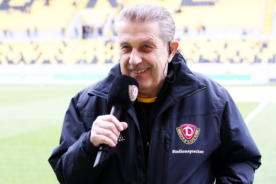 Peter Hauskeller ist seit 28 Jahren die Dynamo-Stimme im Stadion.