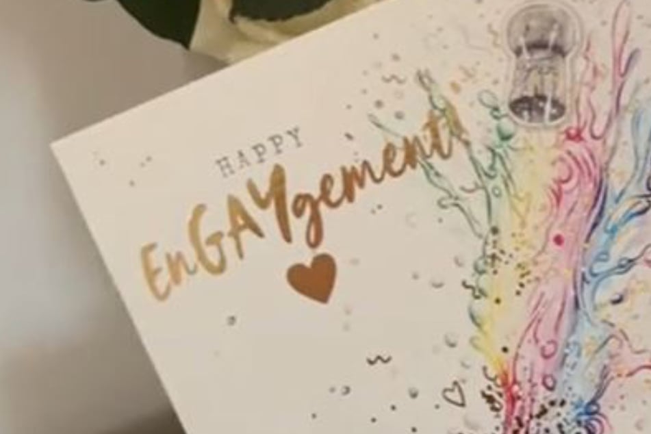 Instead of "Engagement", the card reads "EnGaygement". The word "Gay" is highlighted in capital letters.