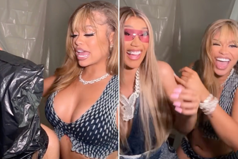 Cardi B and Latto announce remix release with a hysterical vid