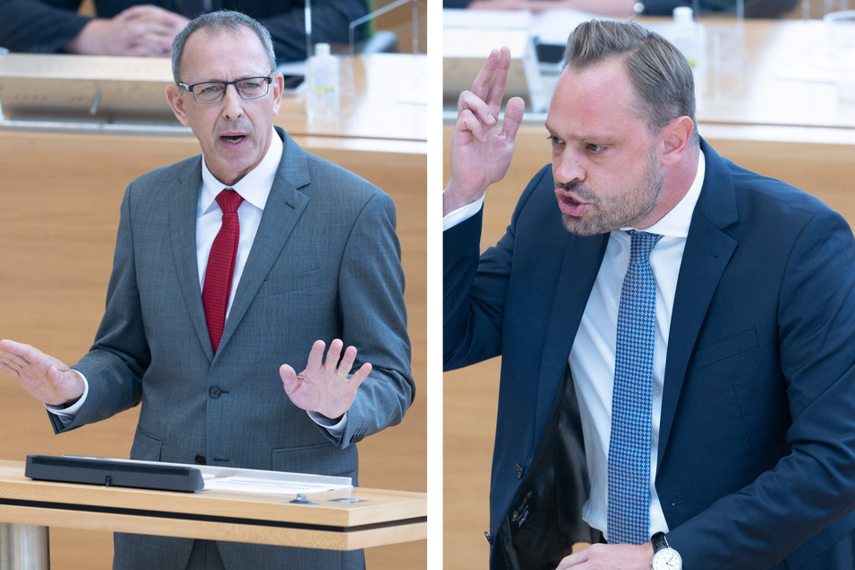 Corona-Debatte im Sächsischen Landtag: Bei den Abgeordneten flogen die Fetzen