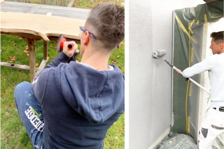 Der gelernte Maler und Lackeier (44) hat ebenfalls ein Händchen für alle Arten von Holzarbeiten.