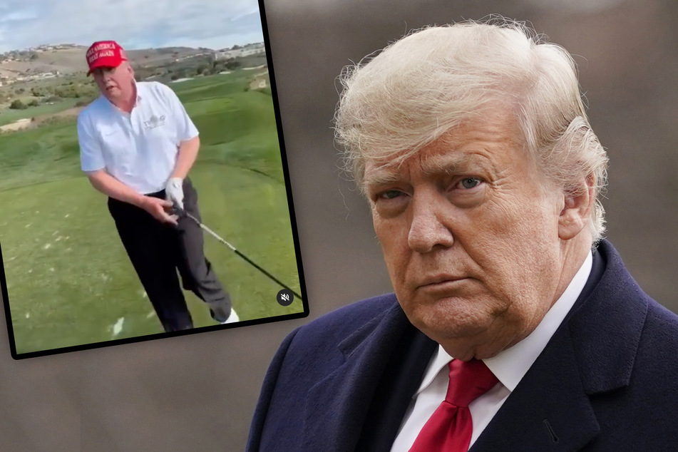 Beim Golfspielen: Donald Trump erklärt sich zum kommenden US-Präsidenten