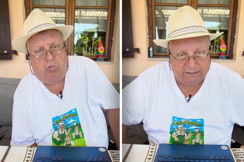 Michael Baumann (62) reagiert als Kleingartensheriff wieder auf Kommentare.