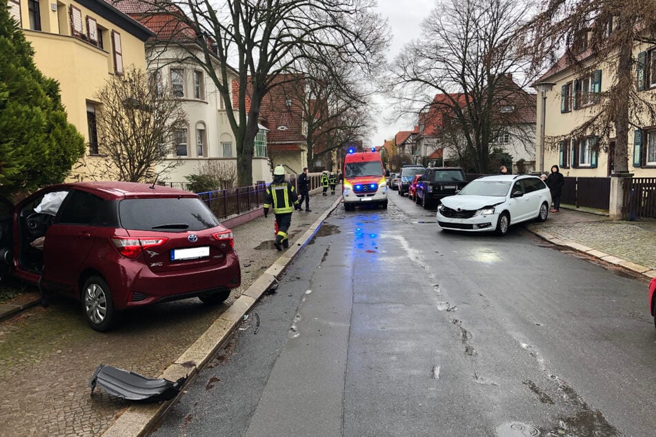 In Halberstadt stießen zwei Autos zusammen.