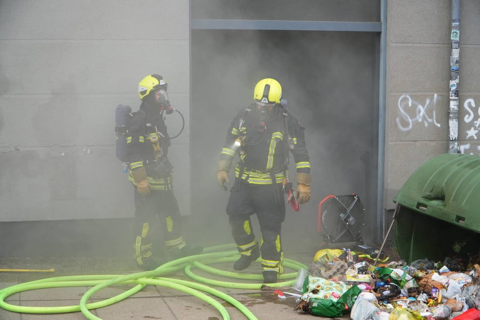 Der Rauch kam aus dem Kühlraum.