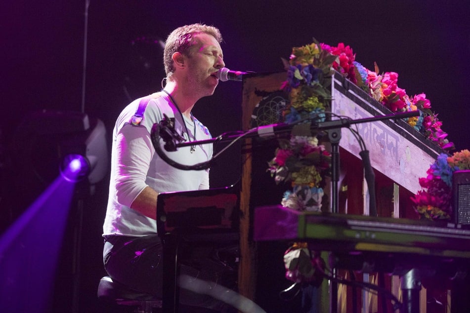 Coldplay performing at a Global Citizen festival in Germany in 2017.