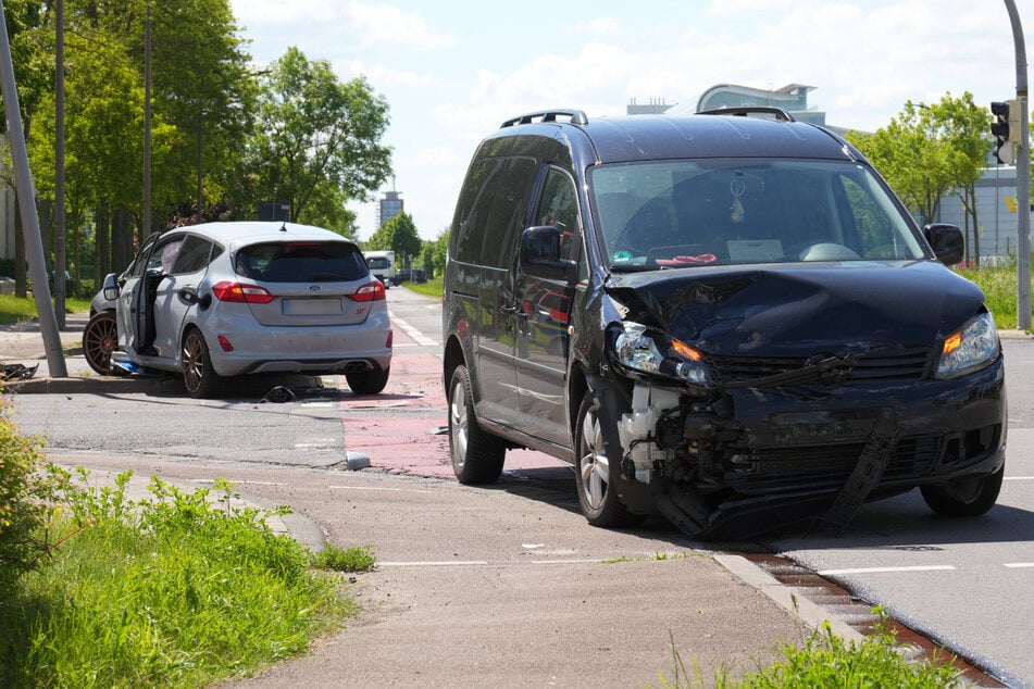 Am Vormittag kam es in Leipzig zu dem Crash.