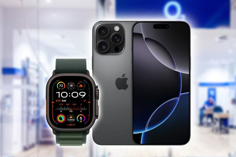 Das Apple iPhone 16 Pro Max und die Watch Ultra 2 im o2 Mobile M für einmalig nur 1 Euro.