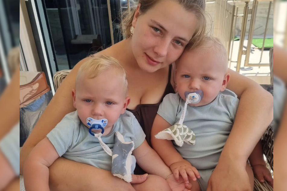 Sarafina Wollny (27) liebt ihre Jungs über alles und verzeiht ihnen jede quengelige Laune.