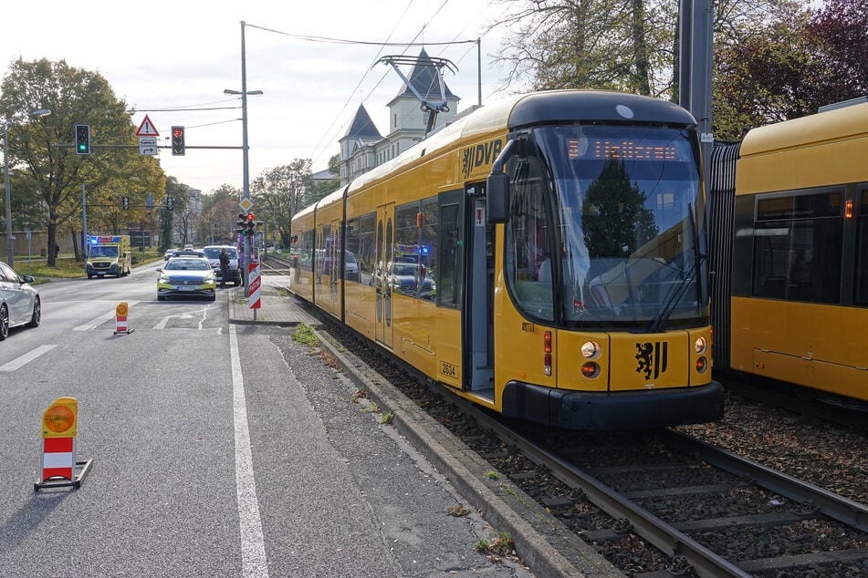 Für knapp eine Stunde war der Straßenbahnverkehr in die Dresdner Stadtgebiete Weixdorf und Hellerau vollständig gekappt. (Archivbild)