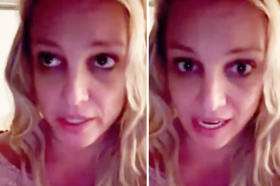 Britney's birthday video was released just hours after the pop star diva was officially single.