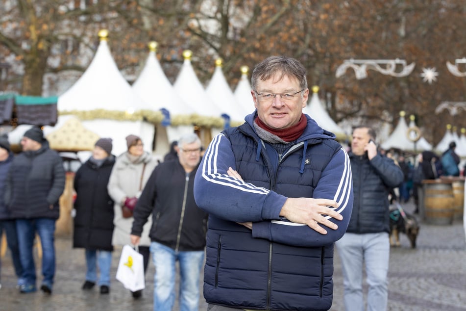 Veranstalter Holger Zastrow (56) hat den Silvestermarkt zur böllerfreien Zone erklärt.